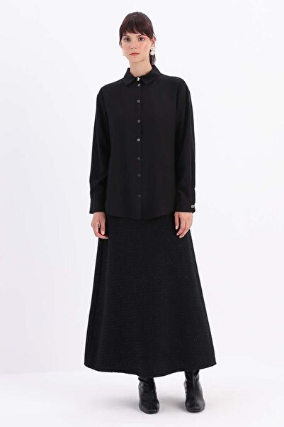 ALLDAY Stylish Buttoned Shirt with Cuff Detail