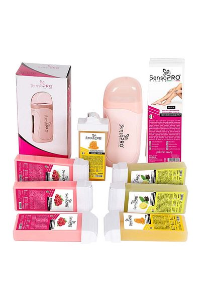 SensoPRO Milano Sensopro Time To Glow Professional Hair Removal Kit Gift Wax Refill Narrow Applicator