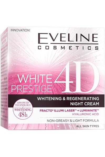 Eveline كريم الليل EV 4D لتبييض وتجديد البشرة (50 مل)