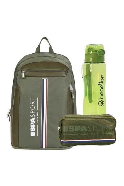 U.S. Polo Assn. Base. Polo Assn. Backpack , U.S. Polo Assn. Pen Bag - Water Bottle & Flask Gift