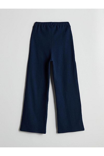 LC Waikiki Elastic Waist Textured Women's Trousers