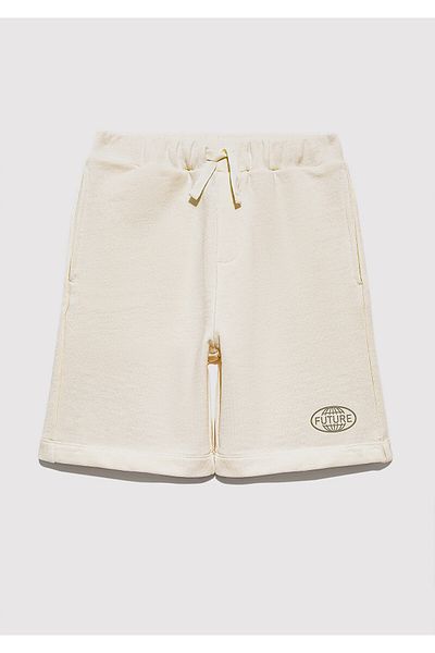 Mavi Future Printed Ecru Shorts 6410011 -70055