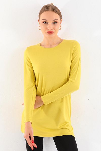 penyebizden Γυναικεία Viscose Full Lycra Tunic-Gold
