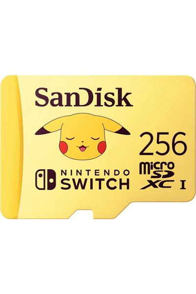 SanDisk Pokémon 256Gb 100Mb/S Microsdxc Licensed Memory Card Sdsqxao-256G-Gn6Zk