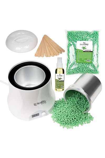 SensoPRO Milano Traditional Waxing Kit Luxorisee Diamond Skin Granules - Aloe Vera, 800 ml