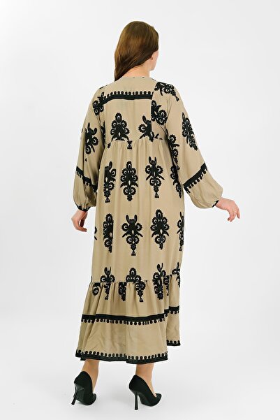 By Alba Collection Жіноче бавовняне віскозне плаття великого розміру