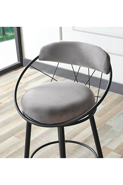 Kagu Relax Plus Tel Sandalye 85 cm Masa için Mutfak-Cafe 4'lü