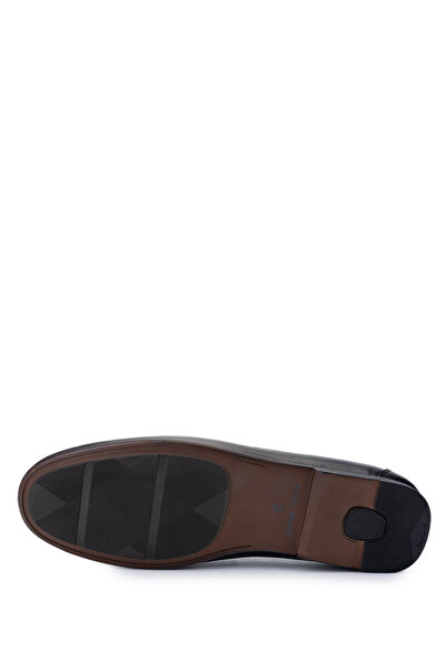 Tamer Tanca Мъжки тъмносини мокасини от естествена кожа