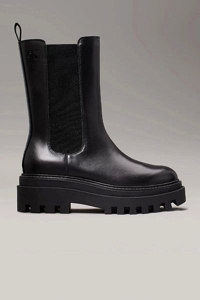 Calvin Klein FLATFORM CHELSEA BOOT MG LTH