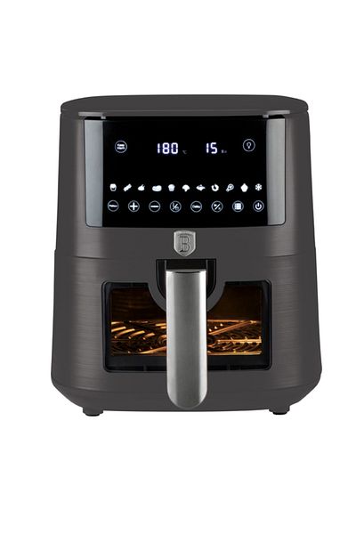 Berlinger Haus Hot air fryer, 8 L, visible window Anthracite Collection Berlinger Haus BH 9609