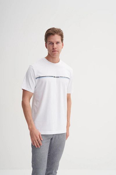 Cazador Μπλουζάκι Regular Fit Cotton Crew Neck