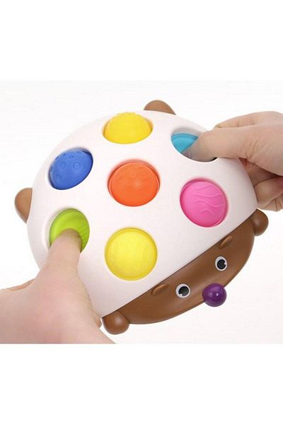 zola Montessori sensory toy, Zola, pop it, push the hedgehog's spines, 6 months +