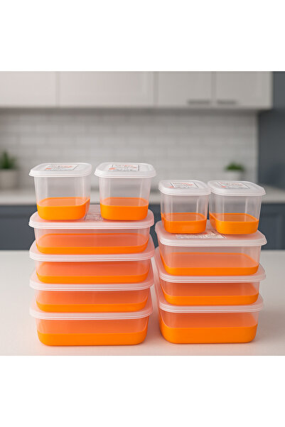 Luna Saklama kabı silikon tabanlı 12 Lİ set