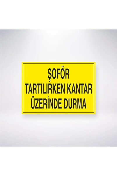 Reysa Tasarım ملصق يقف على الميزان عند وزن السائق 20 × 28 سم