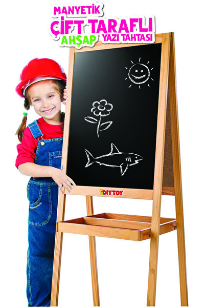 MAGNET İQ Katlanabilir Manyetik Yazı Tahtası Çift Taraflı Dev Dörtlü Set