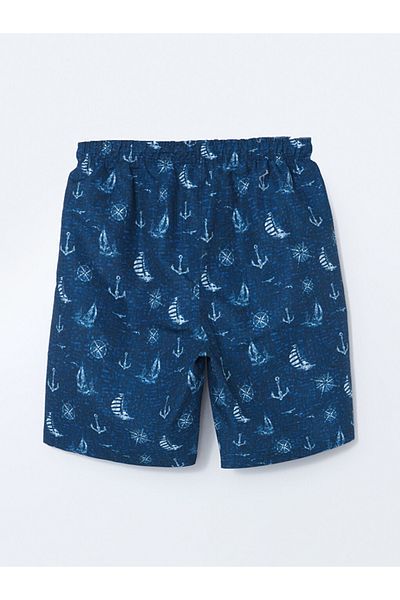 LC Waikiki Ανδρικό μαγιό από ύφασμα Microfiber με τυπικό σχέδιο μέχρι το γόνατο