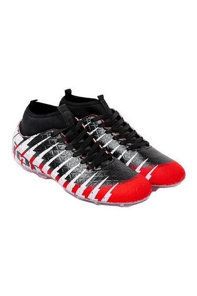 Liger Red and Black Football Cleats - with Socks, Ankle and Throat