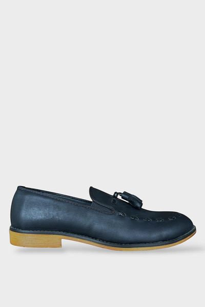 Liger Men's Classic Loafers BLACK - BLACK