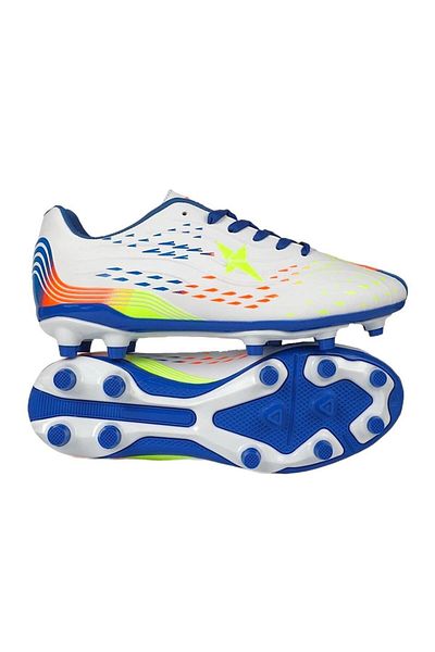 Liger Ανδρικά παπούτσια ποδοσφαίρου με σόλα TPU Astroturf Field Cleats ΛΕΥΚΟ - SAKS
