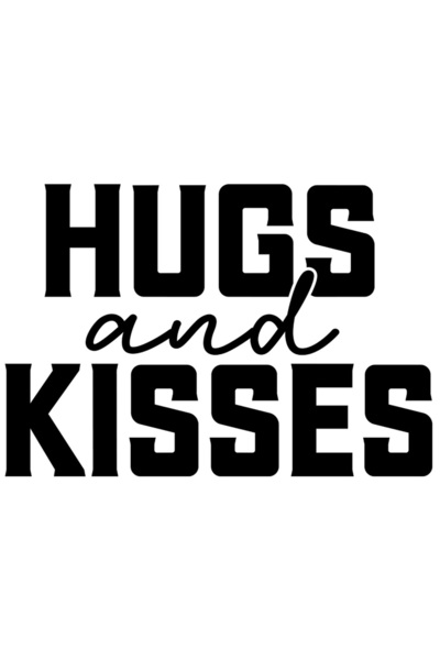 StoryGift Romania Sticker Eticheta 50CM Exterior cu textul in engleza "Hugs a...