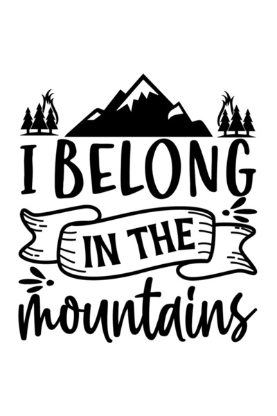 StoryGift Romania Sticker Autocolant 70CM Exterior cu munti si brazi pentru cei care iubesc iesirile la munte ,