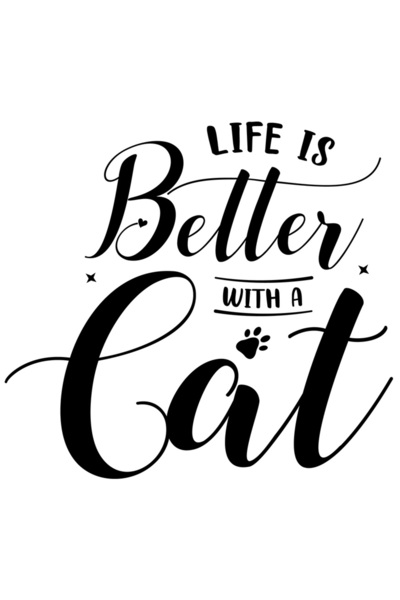 StoryGift Romania Sticker Eticheta 40CM Exterior pentru iubitorii de pisici c...