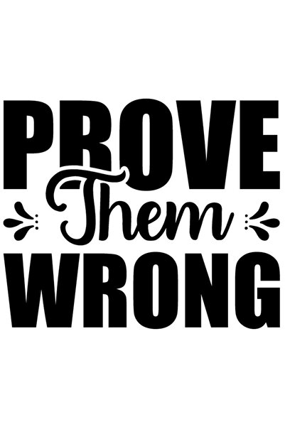 StoryGift Romania Sticker Adeziv 90CM Exterior cu textul motivational "Prove ...