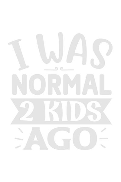 StoryGift Romania Sticker Exterior Pentru O Mama Care Era Normala "acum 2 Copii" - Mesaj In Engleza Comic ,