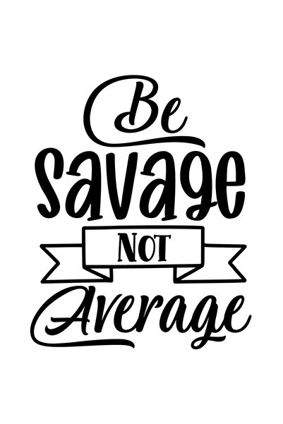 StoryGift Romania Sticker Exterior cu mesaj care te indeamna sa fii salbatic,...