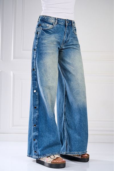 Joana Blugi Damă Oversize Albastri Kavia