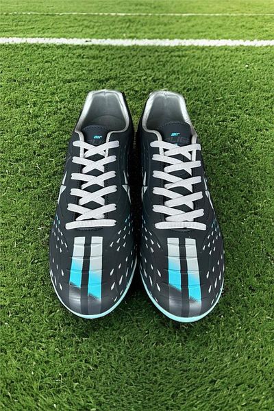 Liger Ανδρικά παπούτσια ποδοσφαίρου Tpu Sole Astroturf Navy Blue - Turquoise