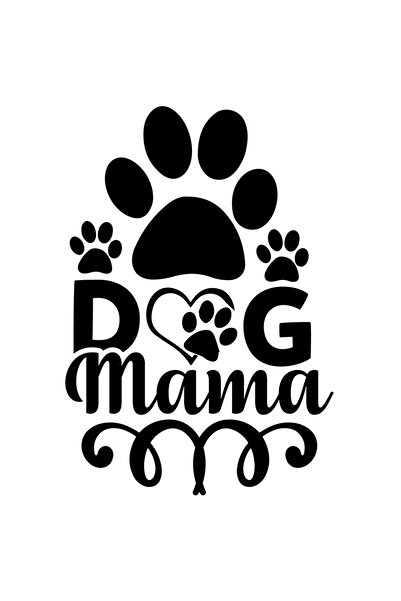 StoryGift Romania Sticker Eticheta 50CM Exterior cu labute pentru o mama de c...