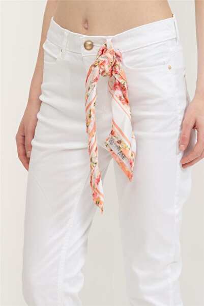 Guess 1981 Capri Women's White Pants W5Ga91W93Cm-G011