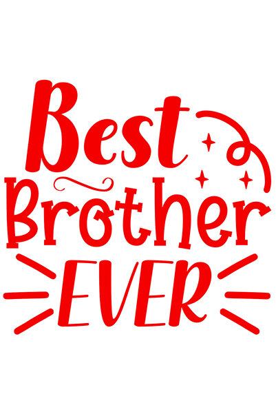 StoryGift Romania Sticker Exterior cu stelute pentru cel mai bun frate - apre...