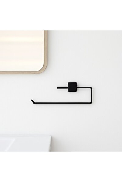 Sardıcı Adhesive Black Paper Towel Holder No Drilling with 3m Tape Remove Paste