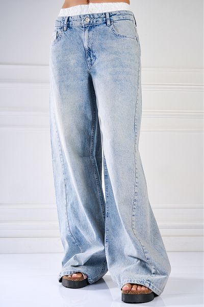 Joana Blugi Damă Oversize Albastri Tharini
