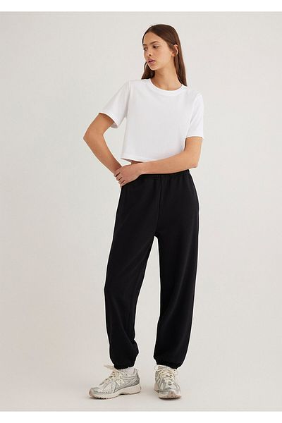 Mavi Weißes Crop Basic T-Shirt Crop / Short Cut 1613072 -620