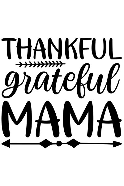 StoryGift Romania Sticker Autocolant 70CM Exterior cu mesajul "Thankful, grat...