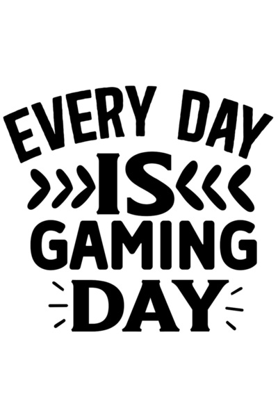 StoryGift Romania Sticker Eticheta 40CM Exterior pentru pasionatii de jocuri cu mesajul "Every day is gaming day