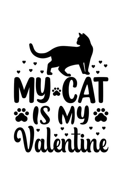 StoryGift Romania Sticker Autocolant 70CM Exterior cu inimioare si labute pen...