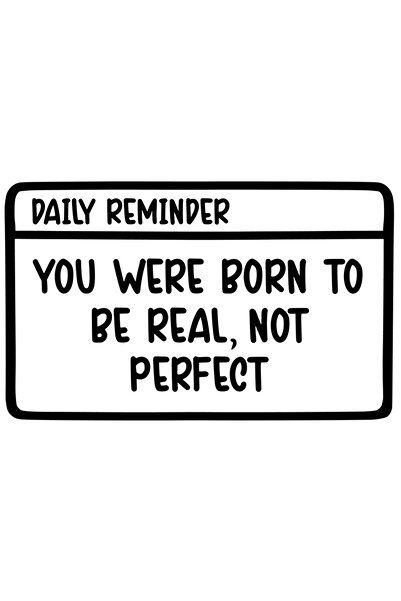 StoryGift Romania Sticker Autocolant 70CM Exterior cu text motivational de aducere aminte "You were born to be r