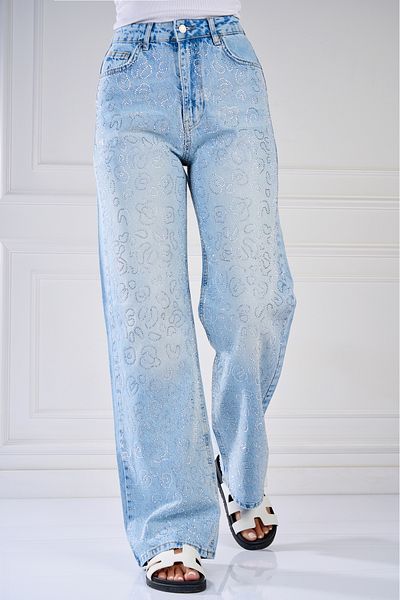 Joana Blugi Regular Fit Albastri Damanti