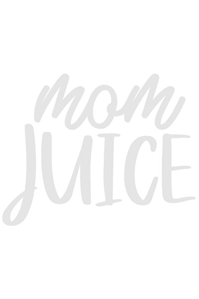 StoryGift Romania Sticker Exterior pentru mame cu mesajul "Mom juice" - sucul mamei , Vinyl Alb, 30 cm