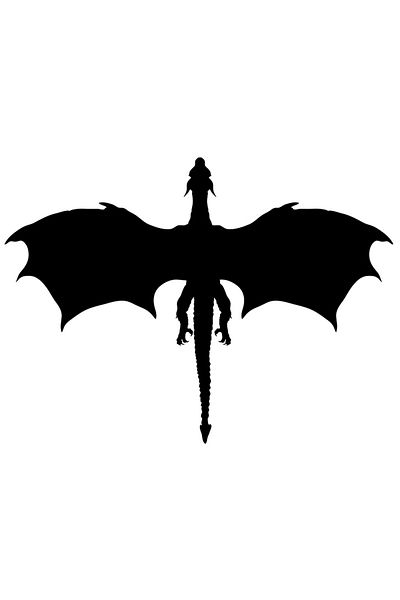 StoryGift Romania Sticker Adeziv 90CM Exterior cu un dragon care zboara in inaltul cerului , Vinyl Negru, 90 cm