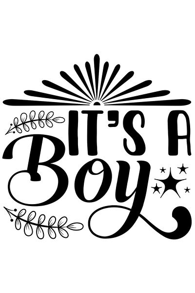 StoryGift Romania Sticker Autocolant 70CM Exterior cu vestea data de doctor la nastere "It's a boy" - e baiat ,