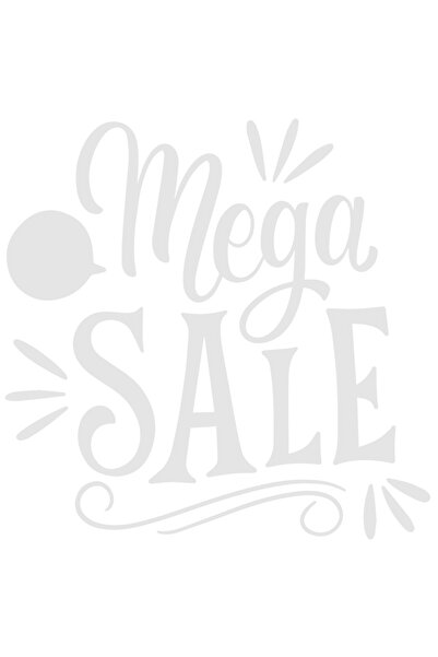 StoryGift Romania Sticker Adeziv 90CM Exterior cu textul "Mega sale" - reduceri uriase ieftine , Vinyl Alb, 90 cm