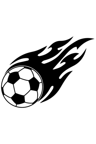 StoryGift Romania Sticker Adeziv 90CM Exterior cu o minge de fotbal care se i...