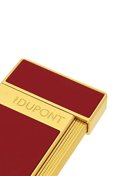 S.T. Dupont Lacquered Slimmy Kırmızı Puro Çakmağı 28030