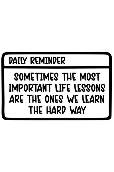 StoryGift Romania Sticker Autocolant 30CM Exterior cu mesaj motivational din care reiese ca uneori cele mai impo