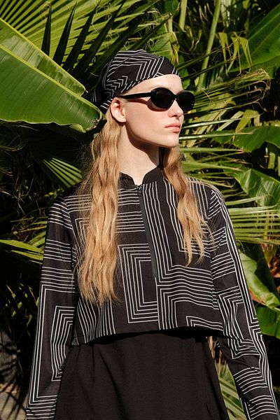 BE BLUE Basic Patterned Mini Bandana